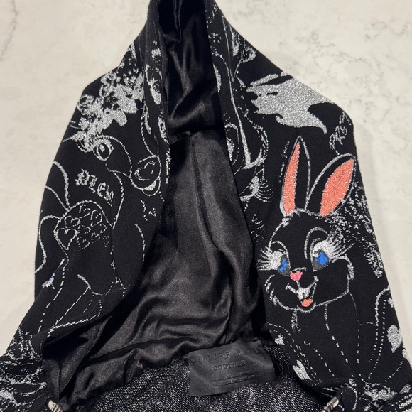 Philipp Plein Black and Silver Graphic Track Suit - Picture 12 of 14